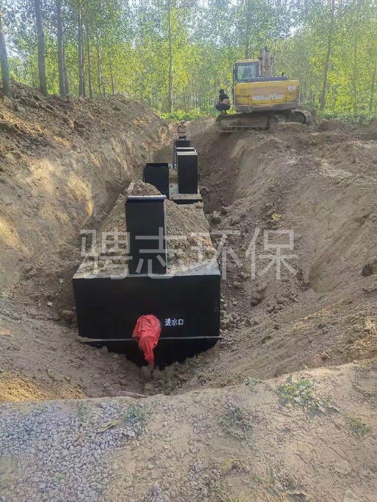 污水处理设备施工现场